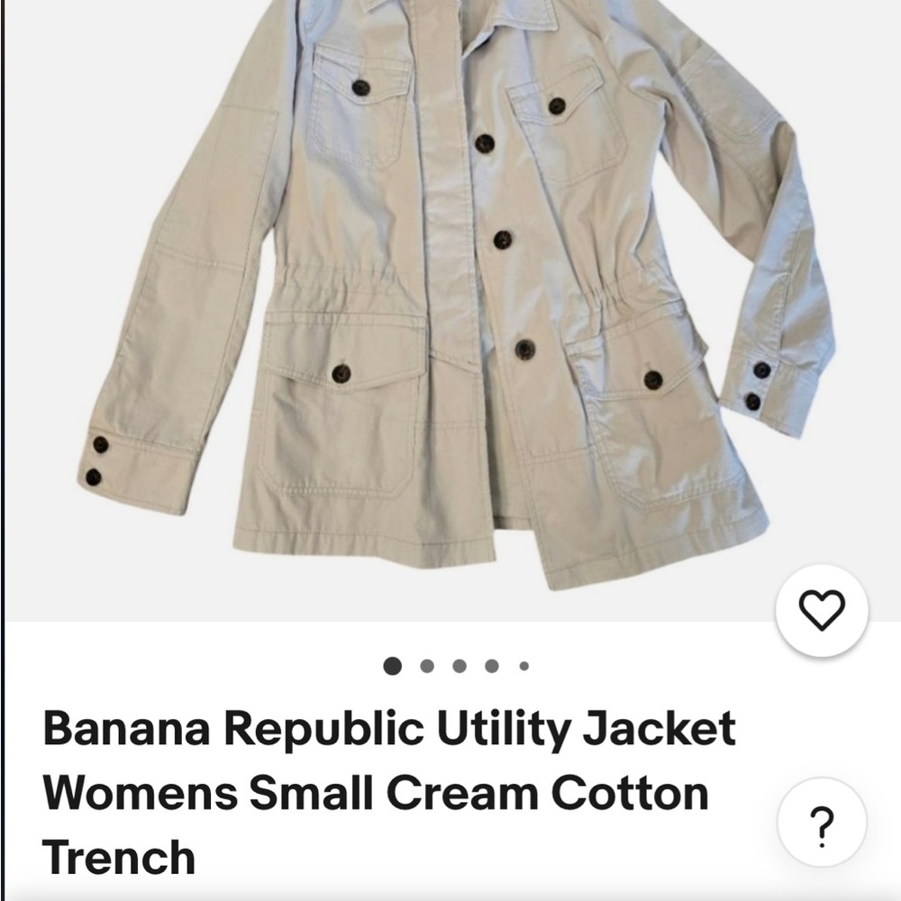 Banana Republic Women's Beige Utility Jacket